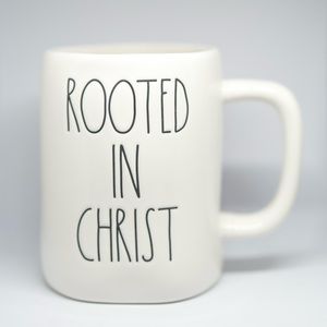 Rooted In Christ Rae Dunn mug